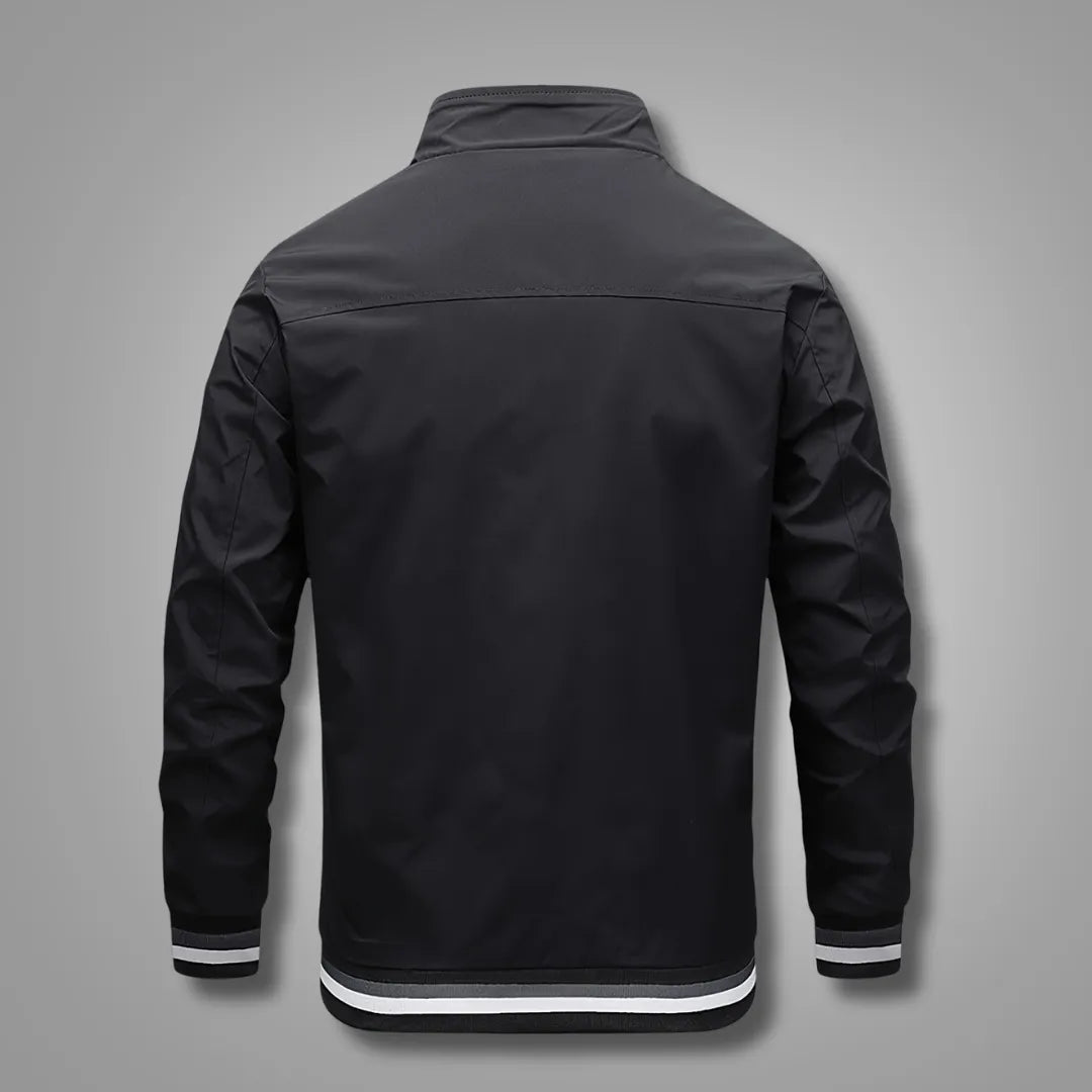 Men’s Classic Bomber Jacket with Zip Closure
