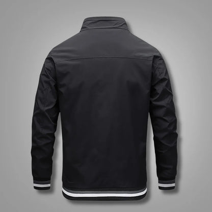 Men’s Classic Bomber Jacket with Zip Closure