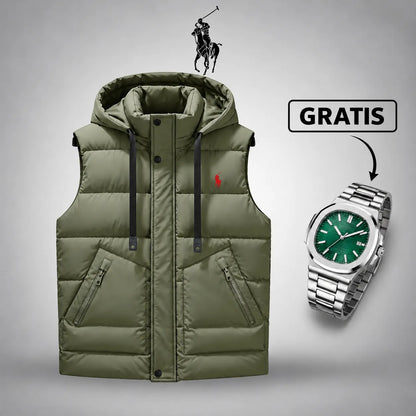 Herren-Steppweste™ + GRATIS Uhr