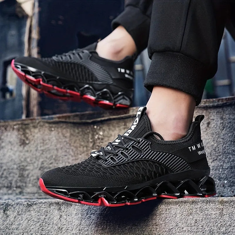 Men’s Breathable Casual Sneakers with Cushioned Sole