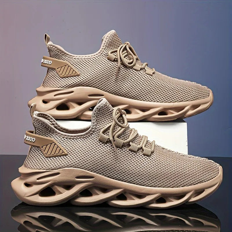 Men’s Lightweight Running Shoes – Breathable Mesh Design