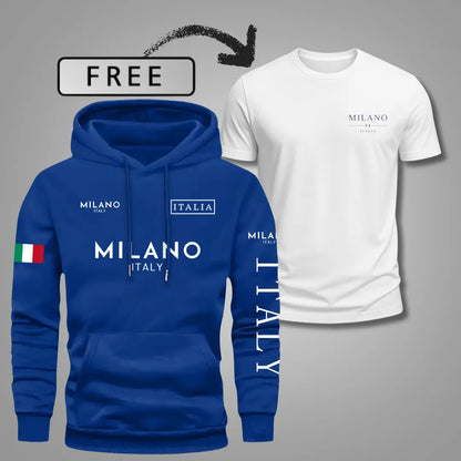Men’s Milano Comfort Hoodie with Free T-Shirt